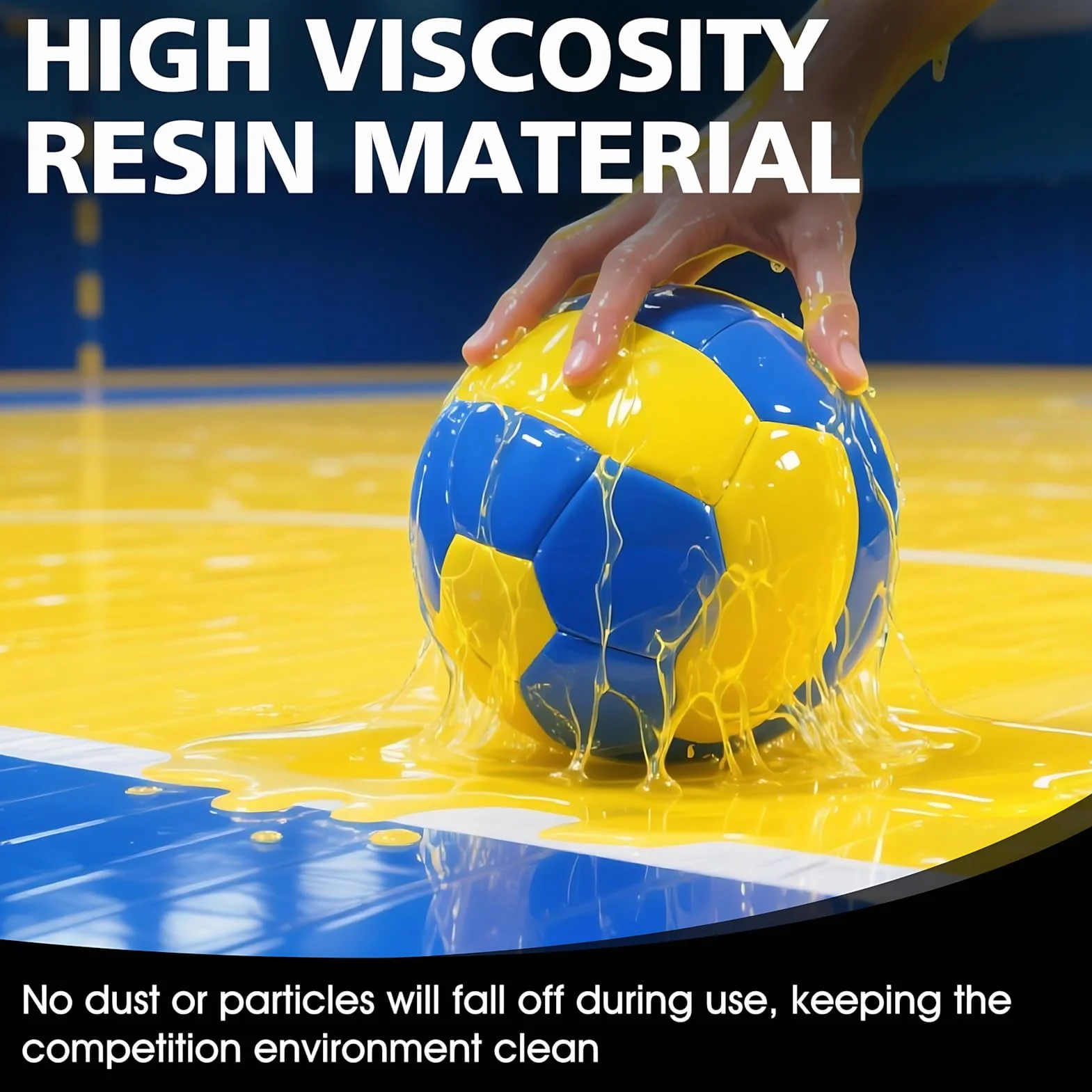 Résine Handball 250 ML Forte Adhérence Contrôle Optimal du Ballon Facile à Appliquer et à Nettoyer
