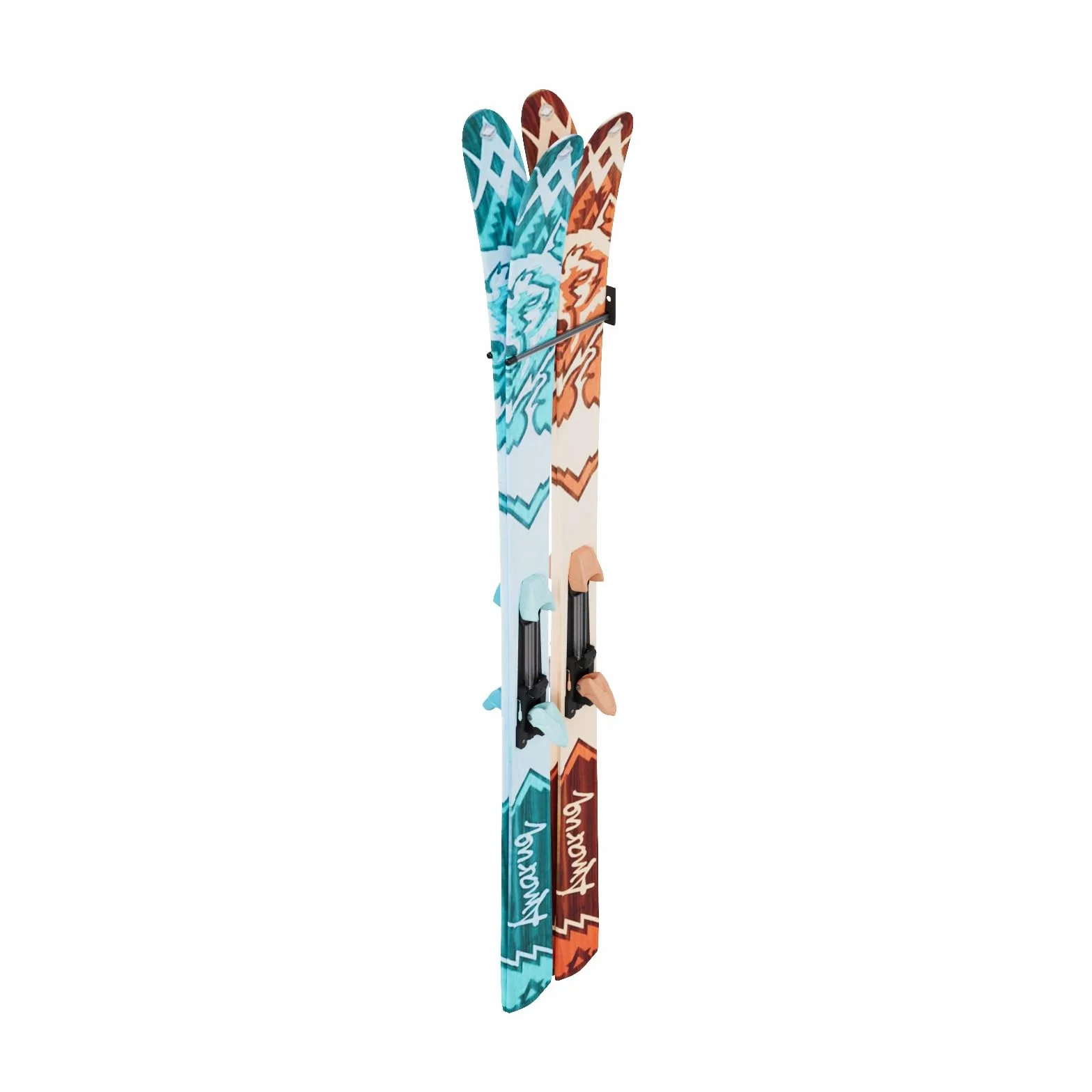 QLS Support mural pour skis N2 - 22 cm