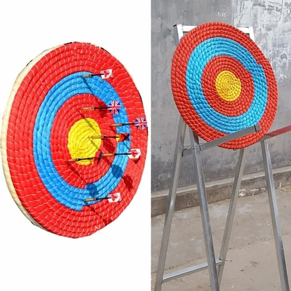 Cible de tir à l'arc Traditionnelle en Paille Solide Faite à la Main