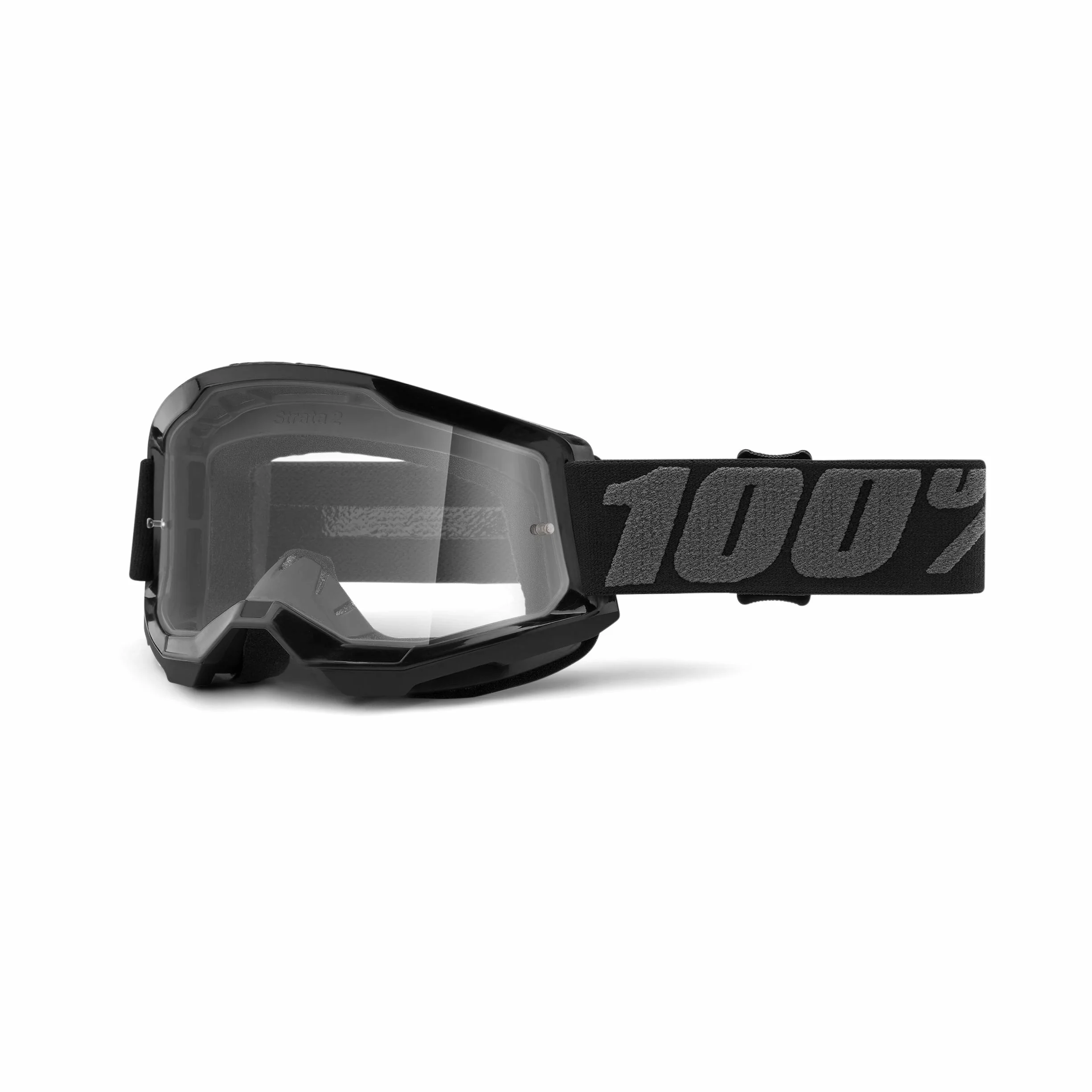 100% Strata 2 Motocross- und Mountainbike-Schutzbrille - MX, VTT, Dirt Bike, Powersport