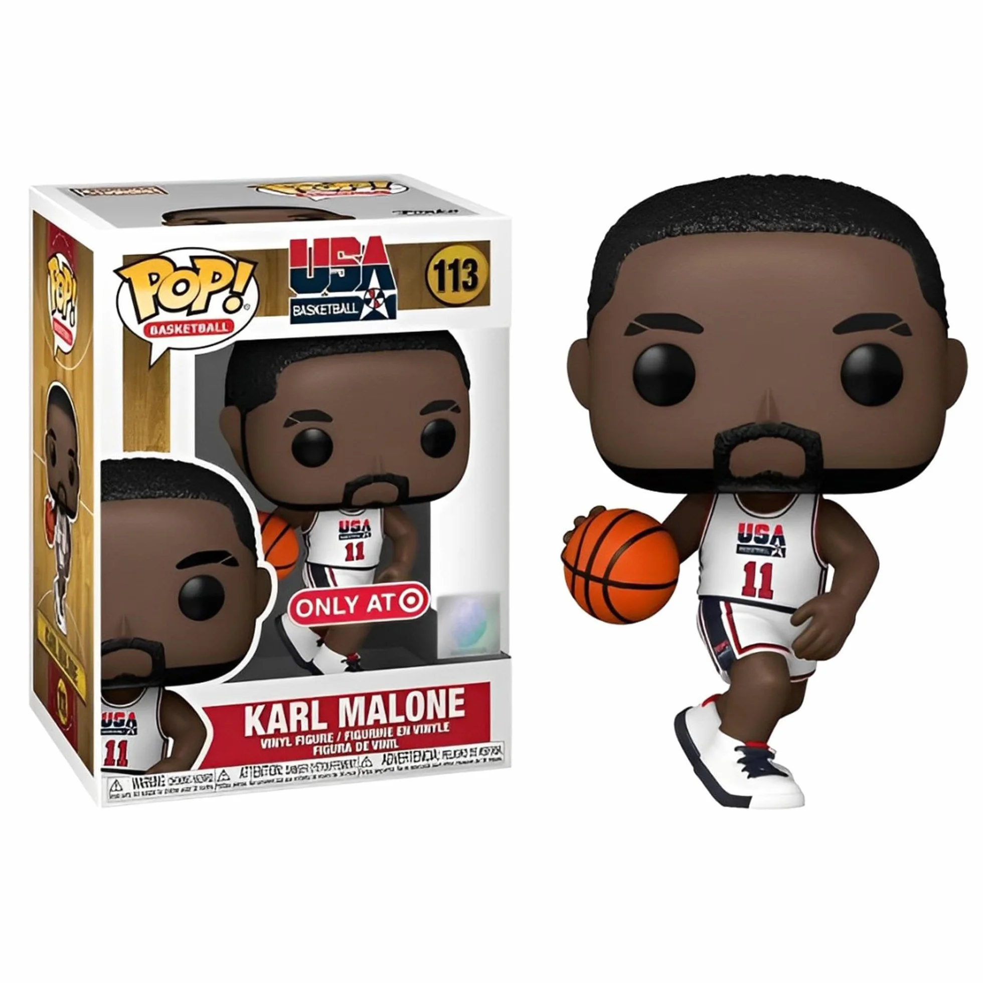 POP! NBA Basketball 113 - Karl Malone 1992 Team USA Jersey Special Edition