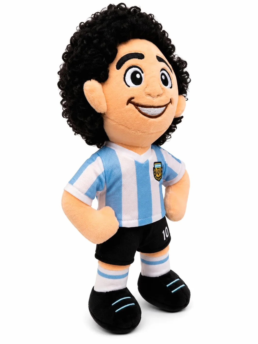 Peluche Diego Maradona 27 cm - Figurine Football Argentine Numéro 10