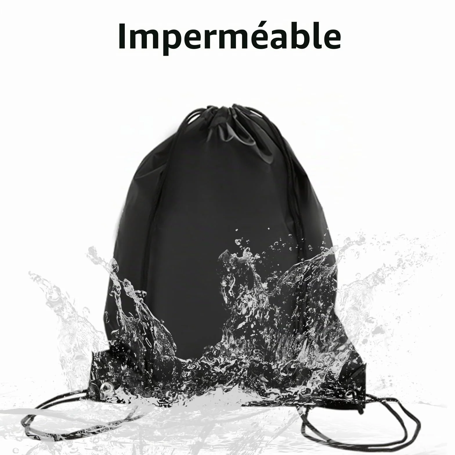 DAJAVE Lot de 20 Sac à dos Sport Gym Sack Sport Gymnastique Natation Sac Cordon de Sport Imperméable Voyage Chaussures école maternelle Adultes et Enfants