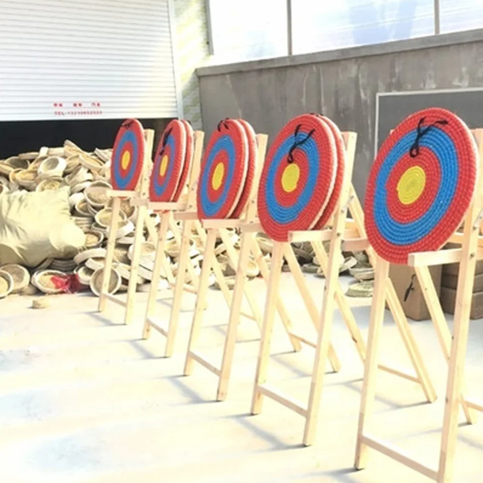 Cible de tir à l'arc Traditionnelle en Paille Solide Faite à la Main