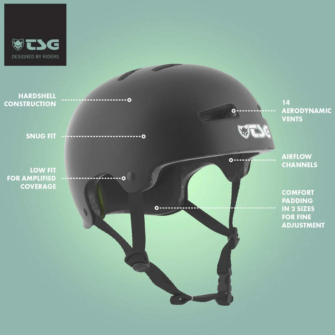Casque Evolution Women S/M Satin Menthe