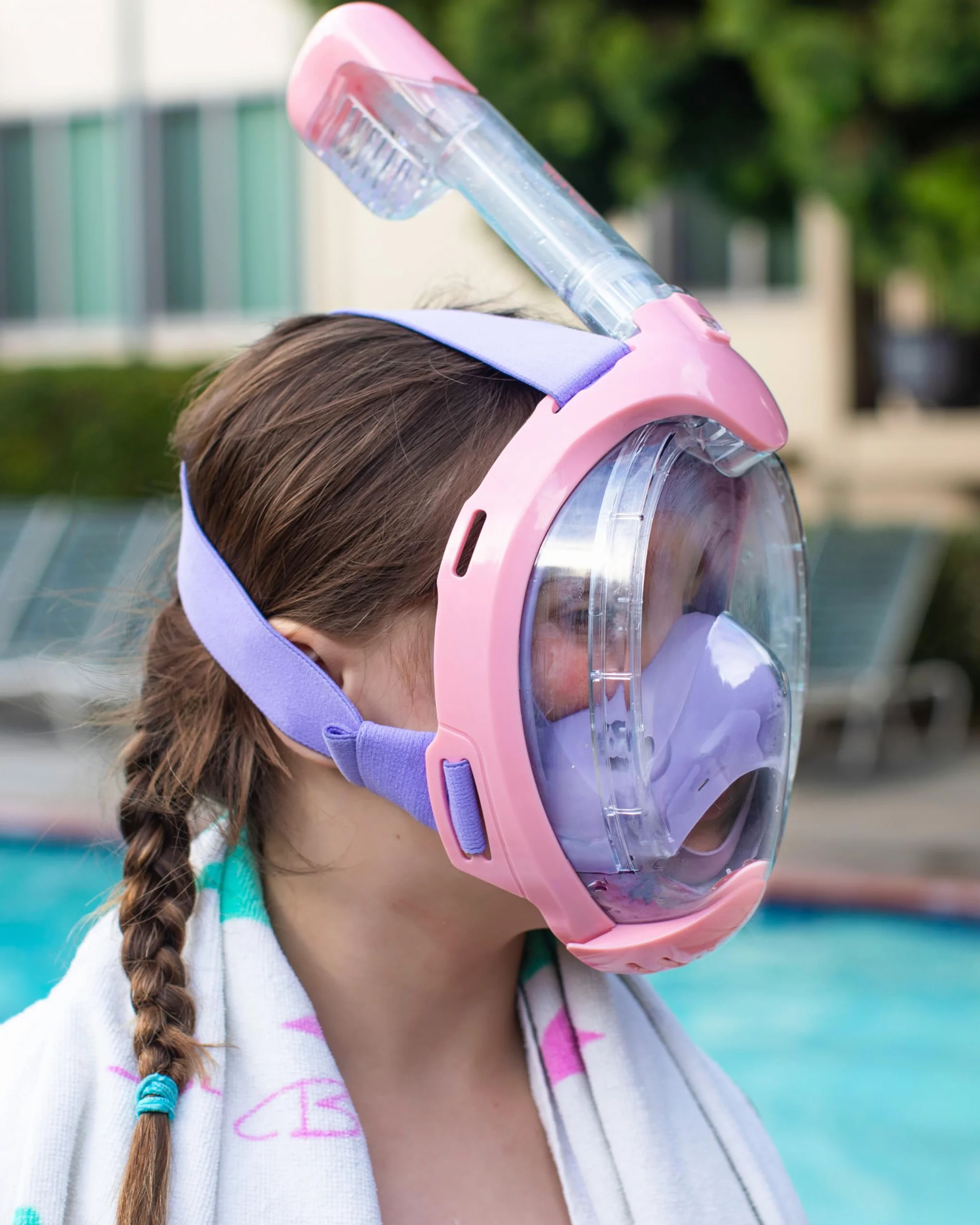 ACURE Masque de Plongée Intégral pour Enfants, SN03 Ensemble de Tuba Anti-Buée & Sec, Masque de Plongée avec Système de Respiration Plus Facile pour Les Débutants en Natation âgés de 3 à 8 Ans
