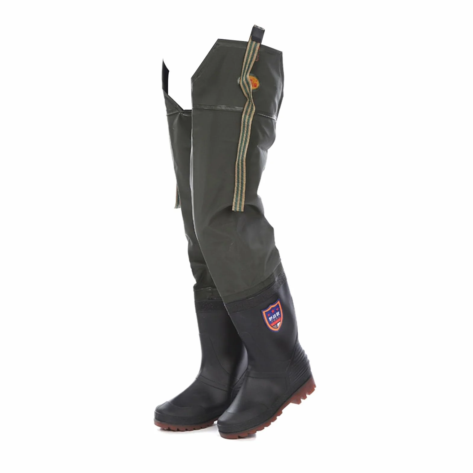 Waders Cuissardes Imperméables pour Hommes Et Femmes, Bottes De Pêche Et De Chasse De 80 Cm De Haut, Bottes De Cuissardes Antidérapantes Et Robustes
