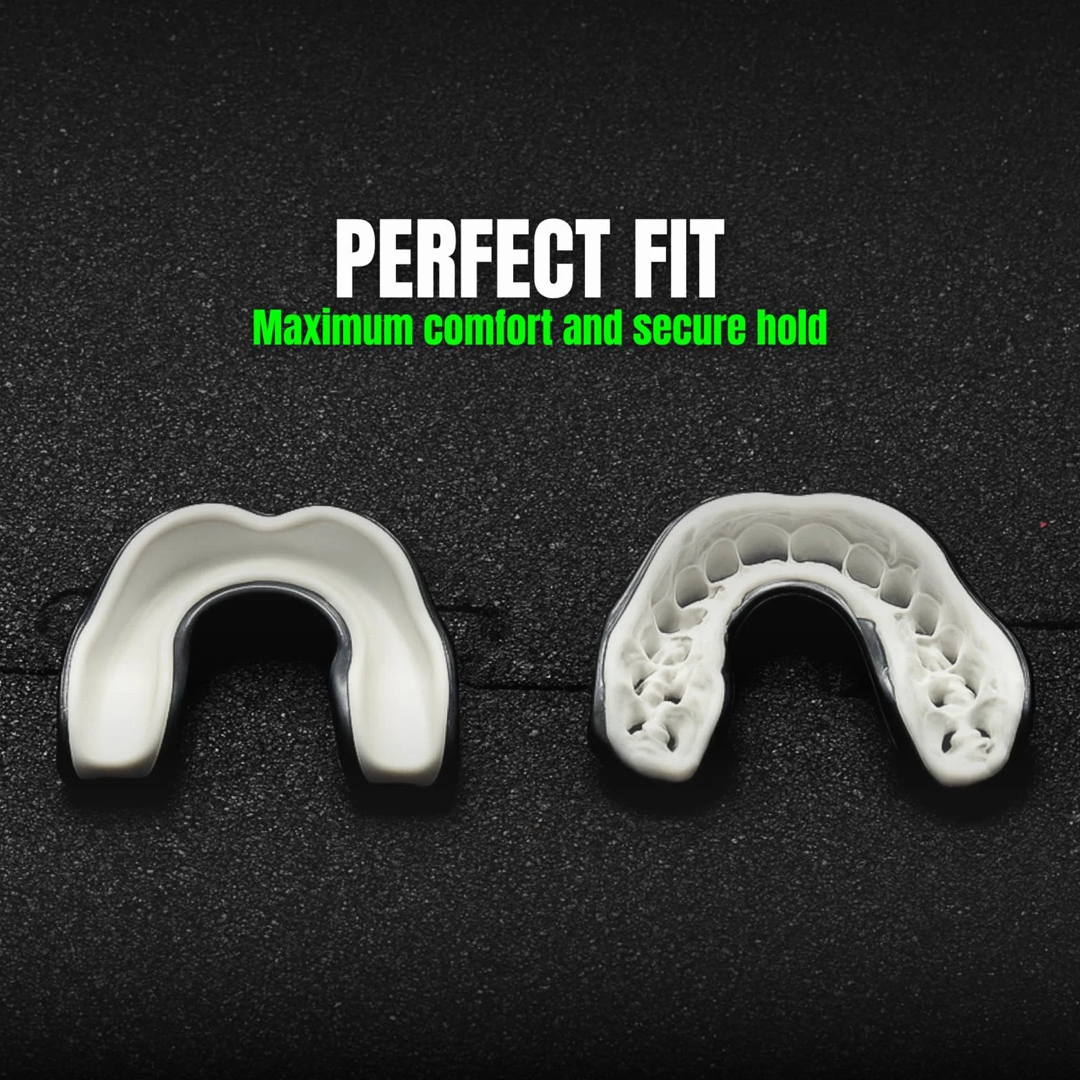 Boîte protège-dents premium avec boîte de rangement MMA et athlètes, protection maximale grâce à un ajustement idéal de haute qualité