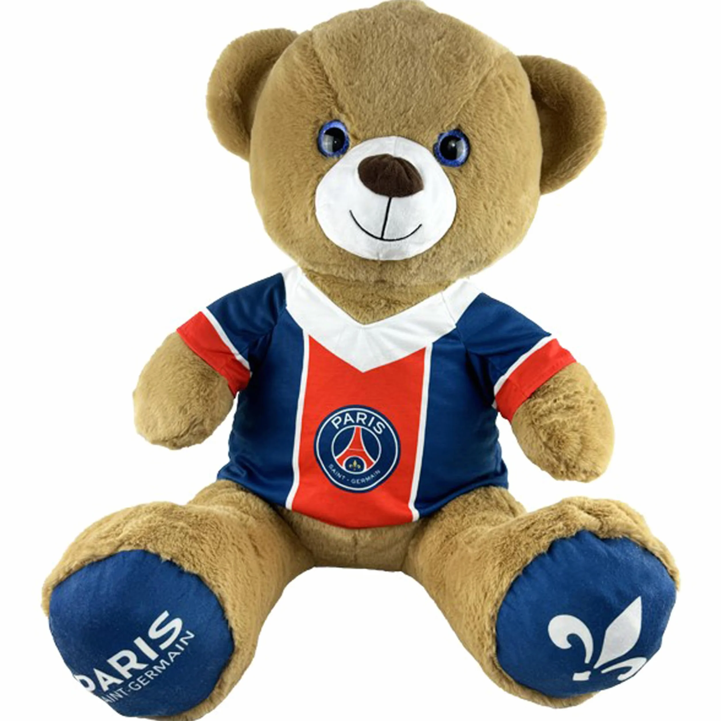 Peluche Officielle PSG Ours en Maillot 35 cm Paris Saint Germain