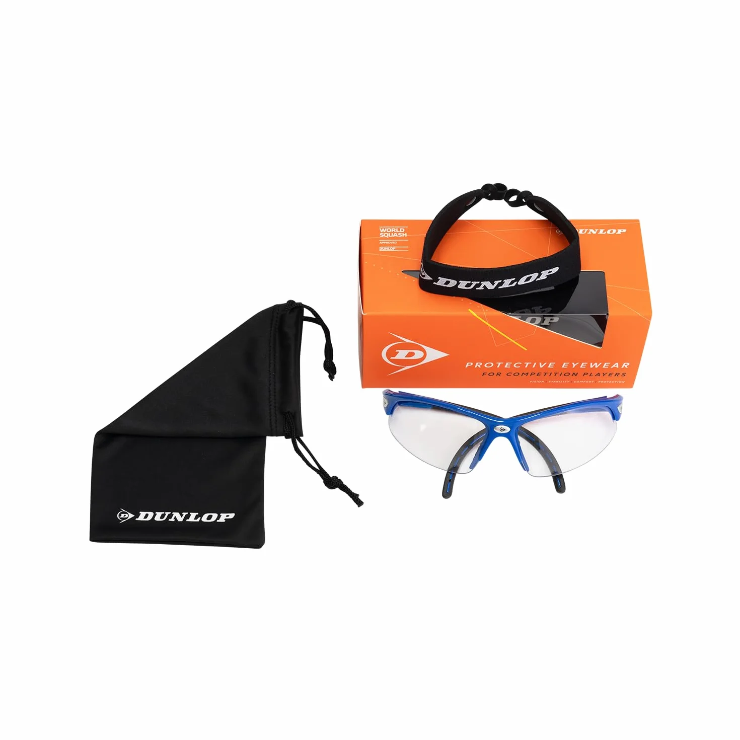 Dunlop Sports Eyewear Competition Lunettes de protection Mixte (lot de 1)