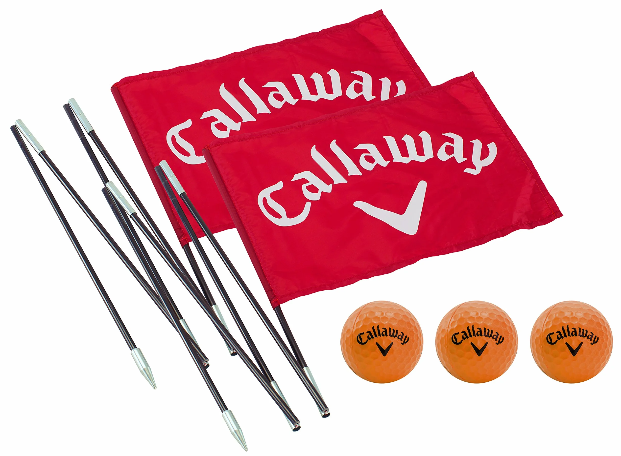 Callaway Bâtons de drapeau de golf Rouge