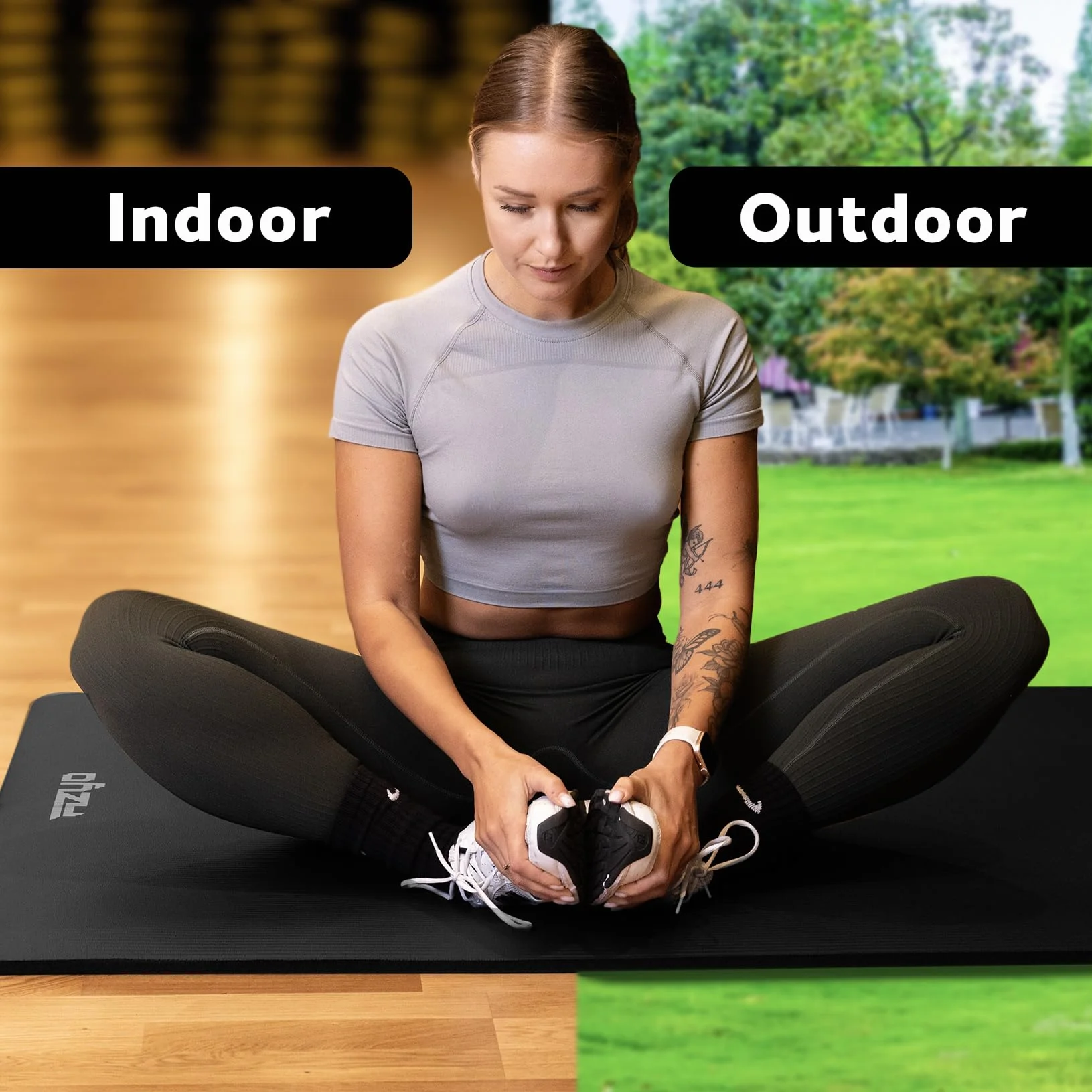 Tapis de yoga Fizyo Mousse NBR antidérapante Caoutchouc Synthétique