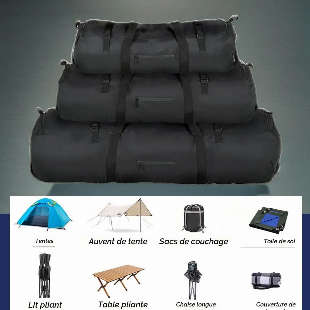 Arxus Sac de Sport 30L 50L 90L Grand Sac de Voyage avec Bandoulière
