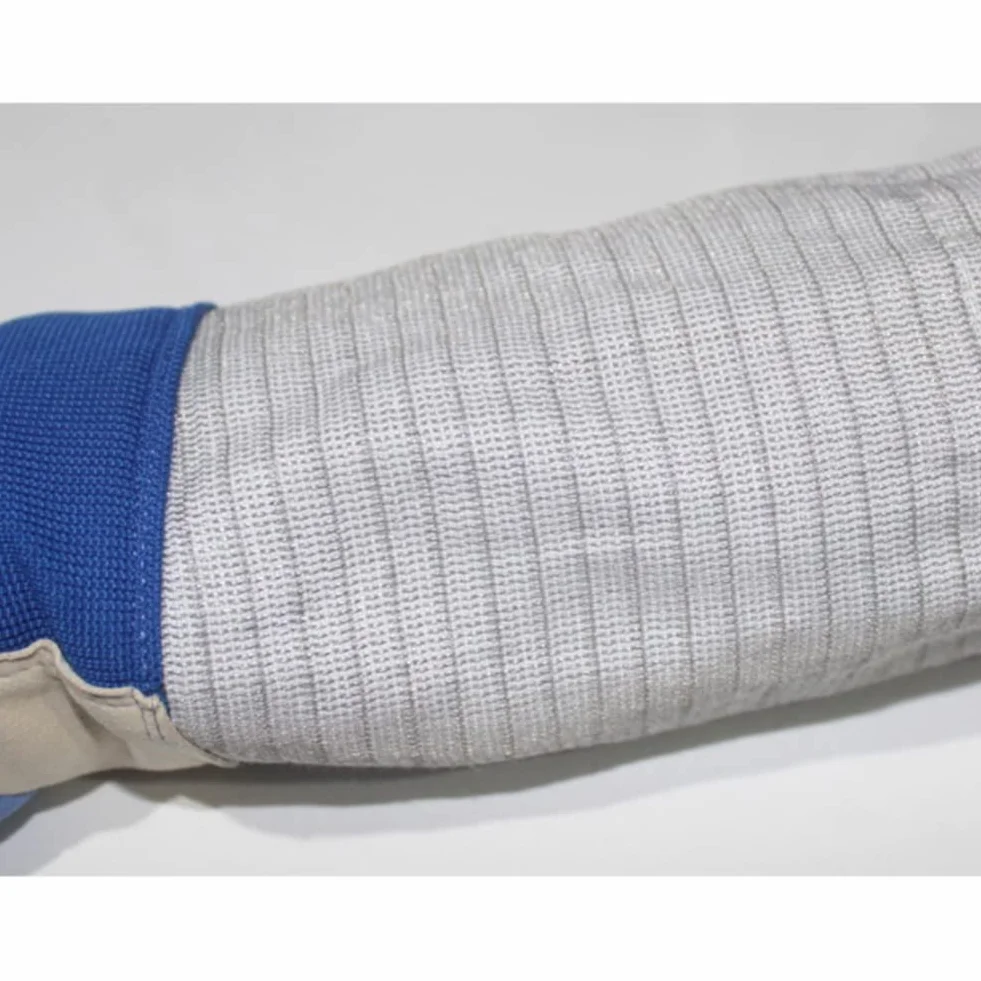Gants d'escrime - Manches en tissu métallique - Gants de match de sabre - Gants d'entrainement et de compétition pour adultes et enfants - Équipement conducteur de sabre (XXS-XXL)