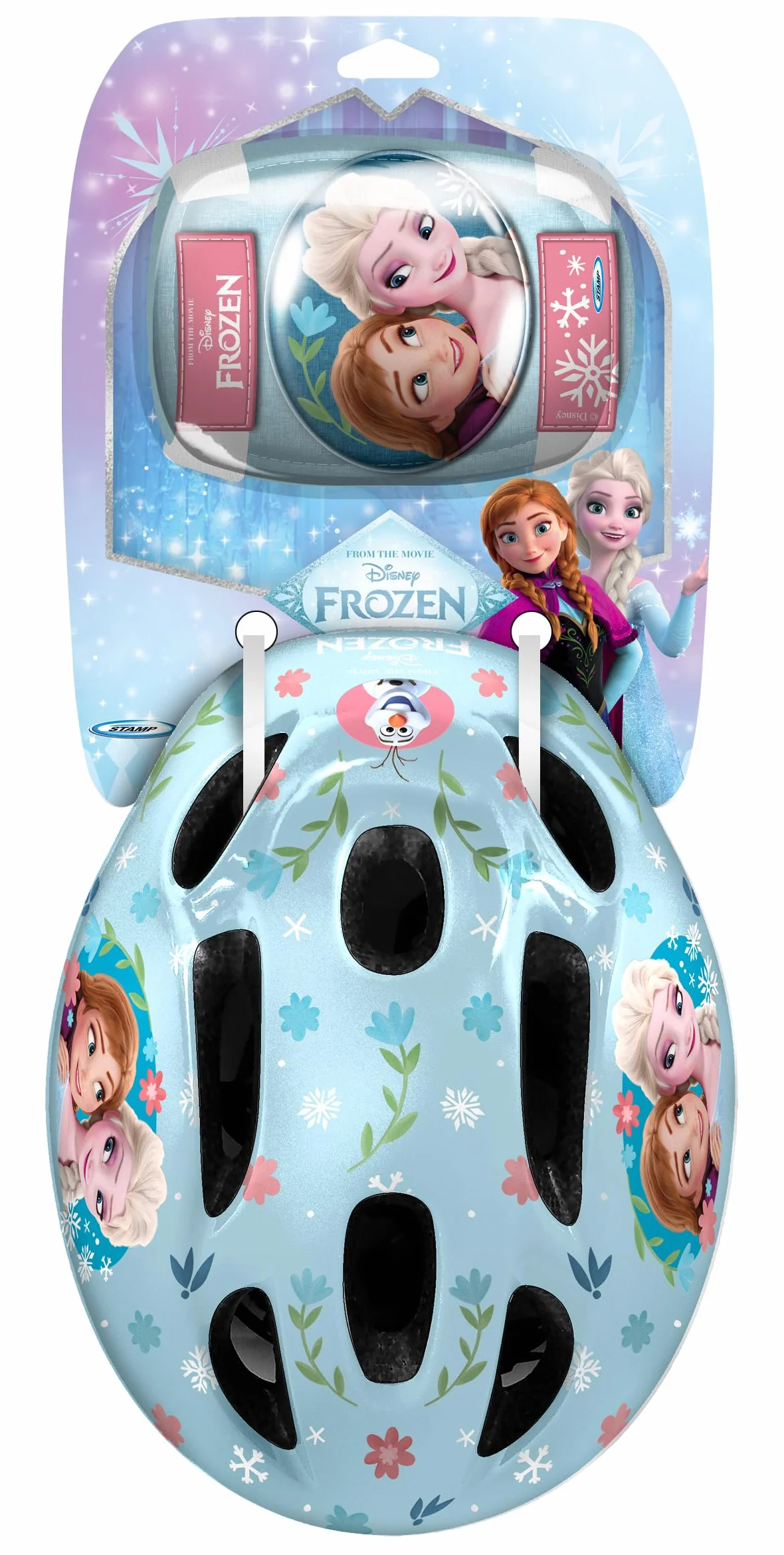 Reine des NEIGES Casque + Genouillères Coudières Enfant