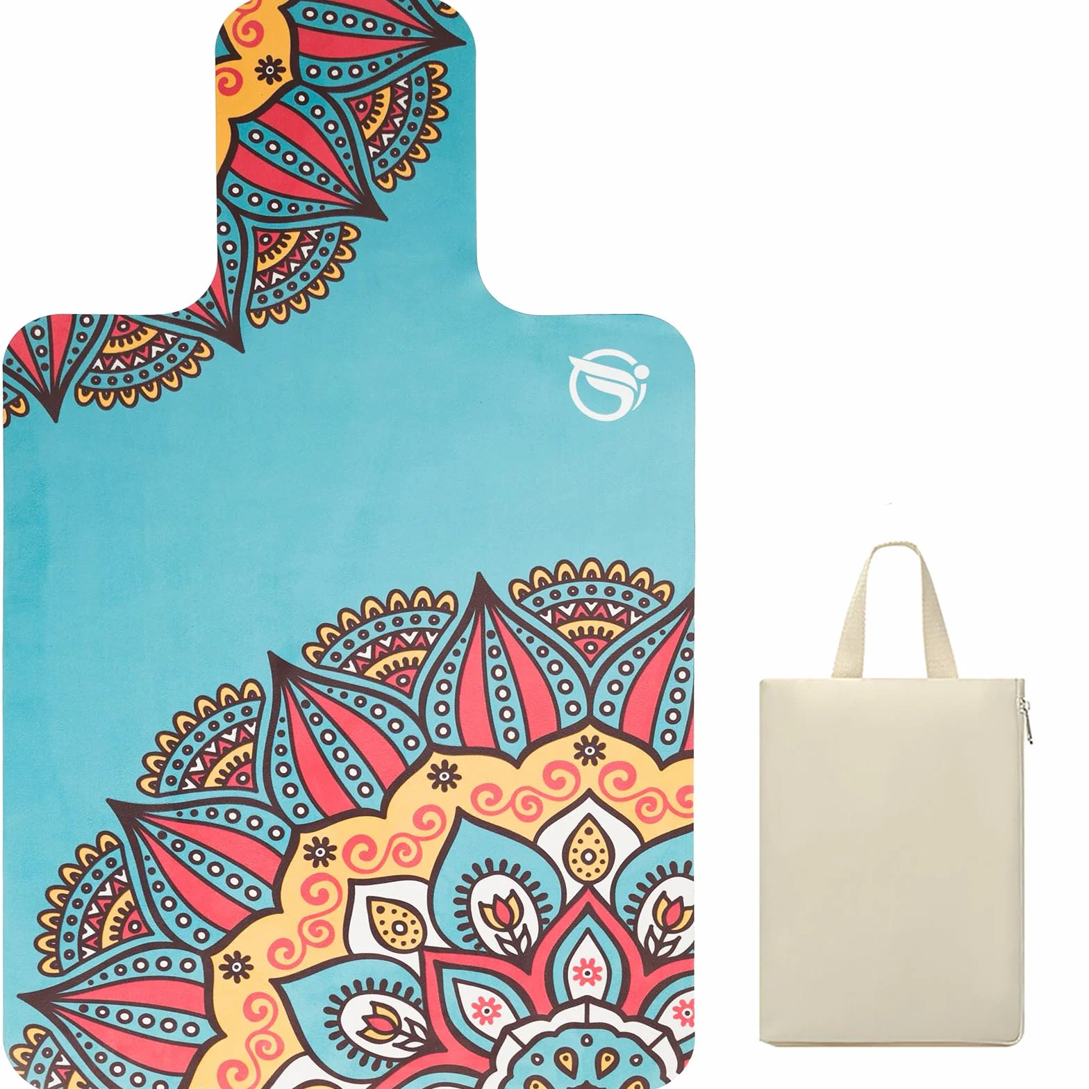 Tapis de Réforme Pilates Antidérapant 96 x 56 cm Housse pour Machine d'exercice