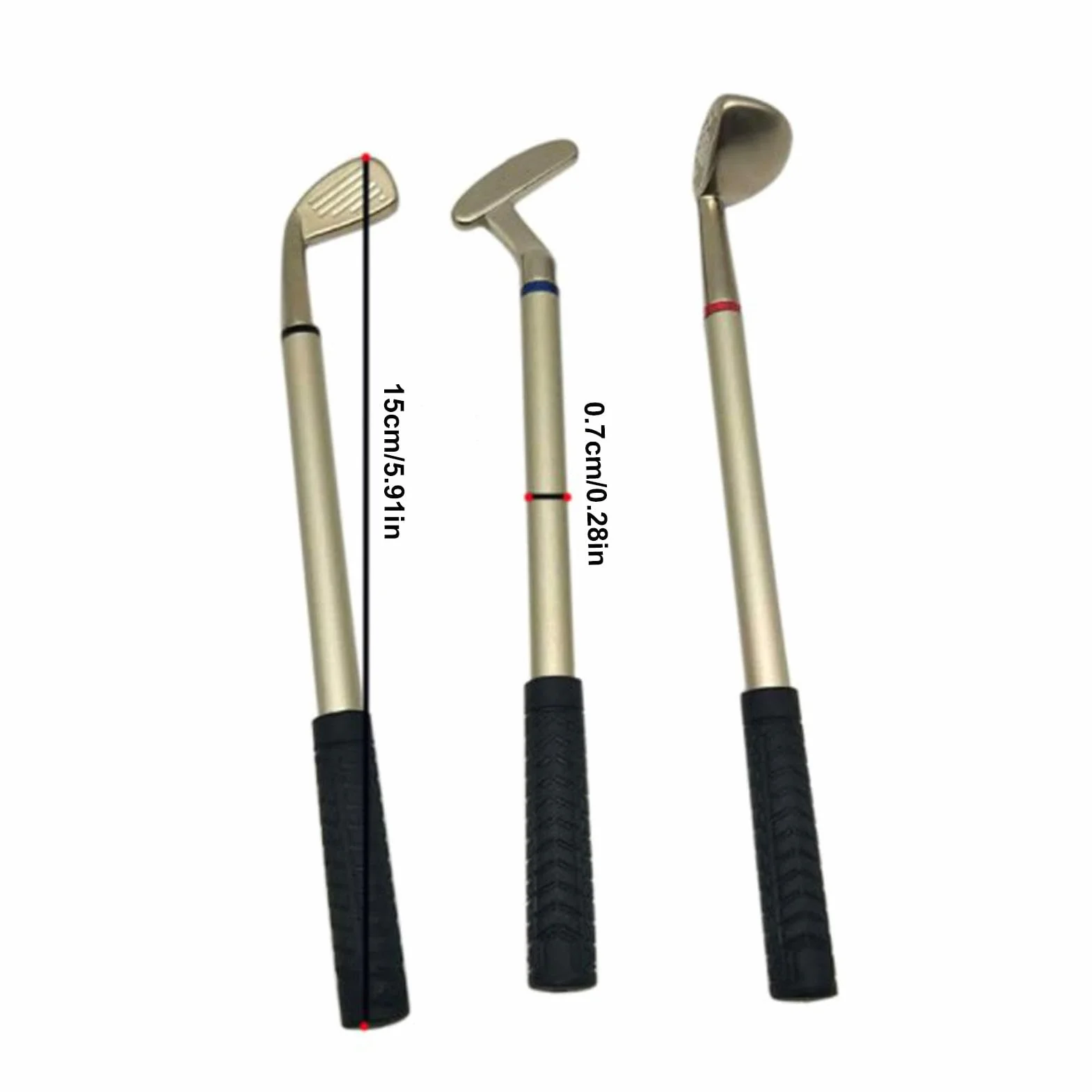 Porte-crayon en forme de sac de golf – Décoration de bureau miniature, idéal pour les amateurs de golf | Ensemble de stylos créatif au design club de golf, parfait comme souvenir unique