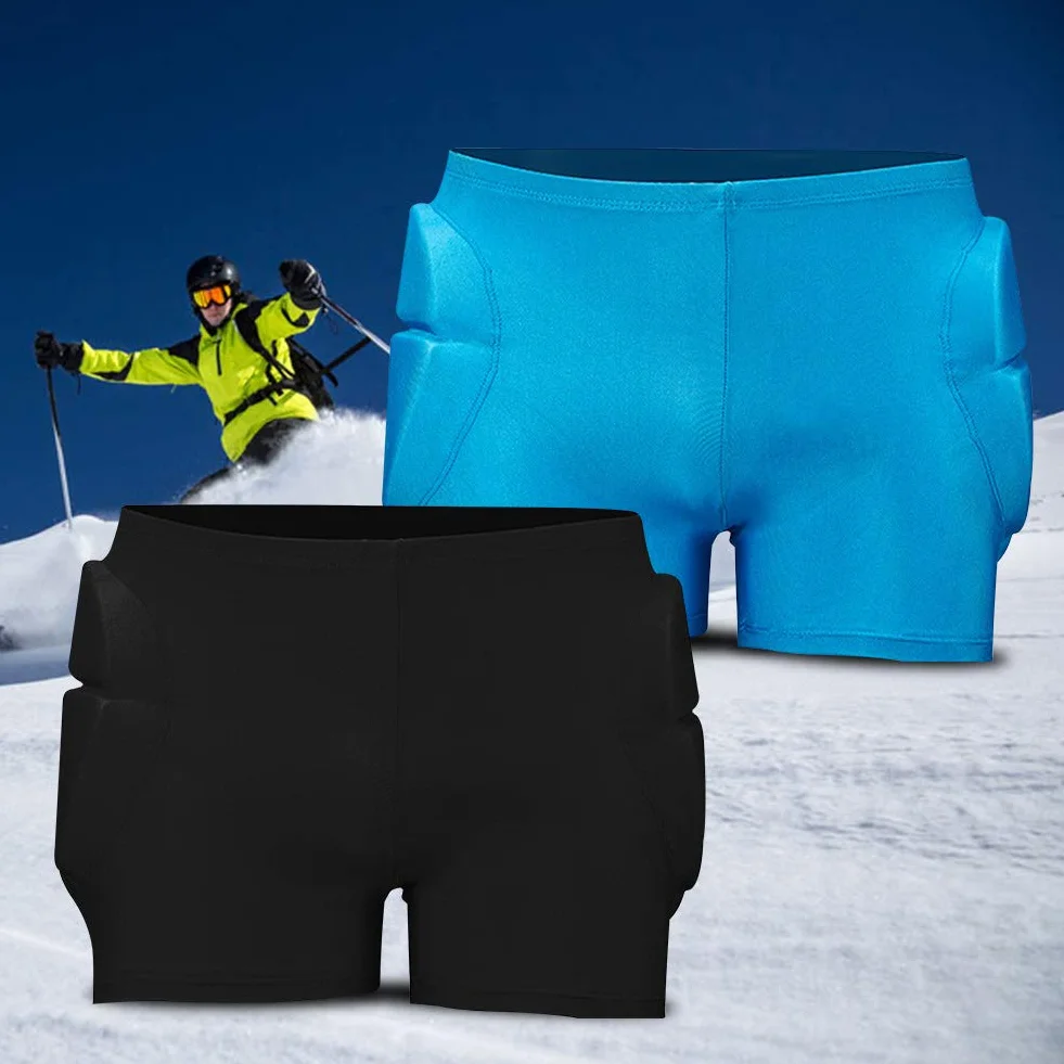 Short rembourré 3D protection hanches fesses skateboard snowboard patinage équitation cyclisme