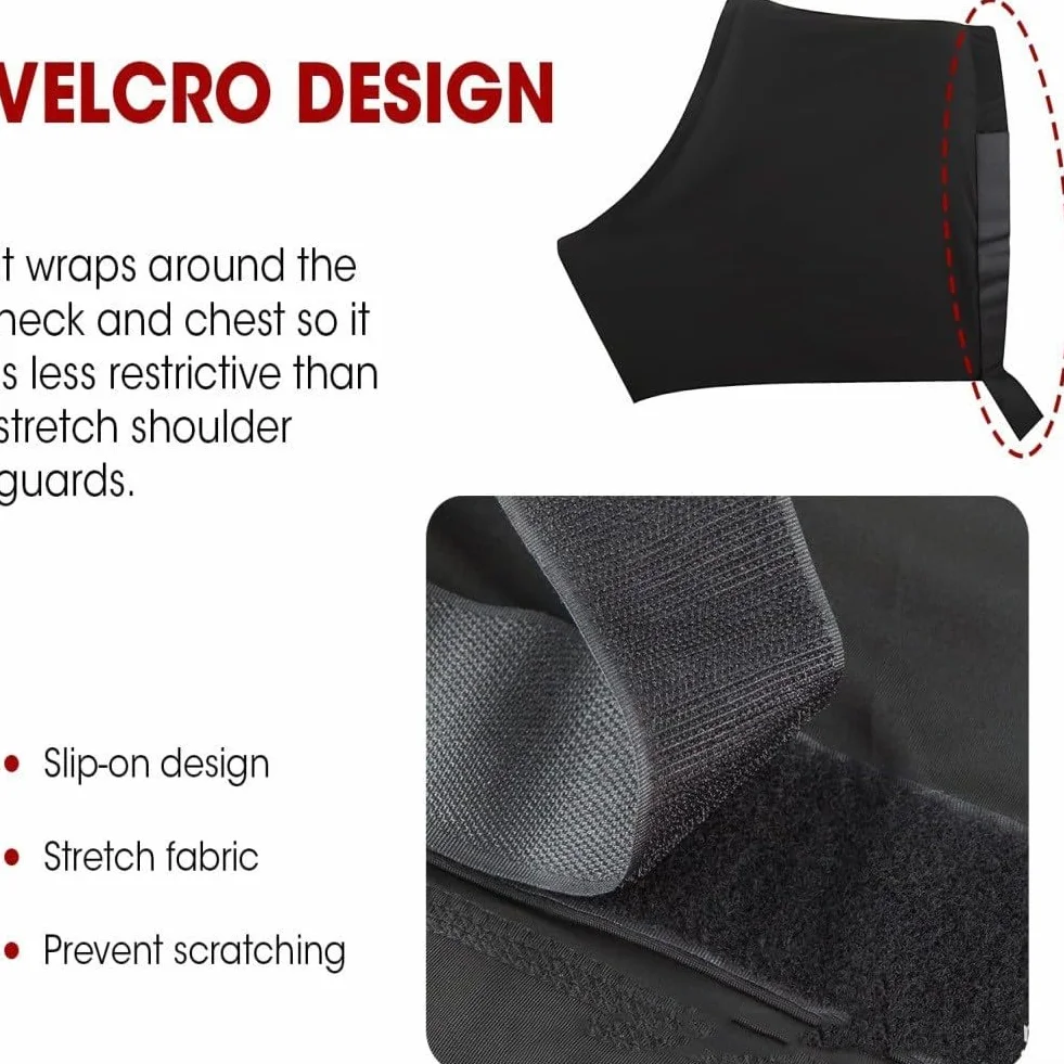 Protection de poitrine de cheval, gilet extensible anti-frottement, protection d'épaule pour chevaux pour aider à la guérison des plaies