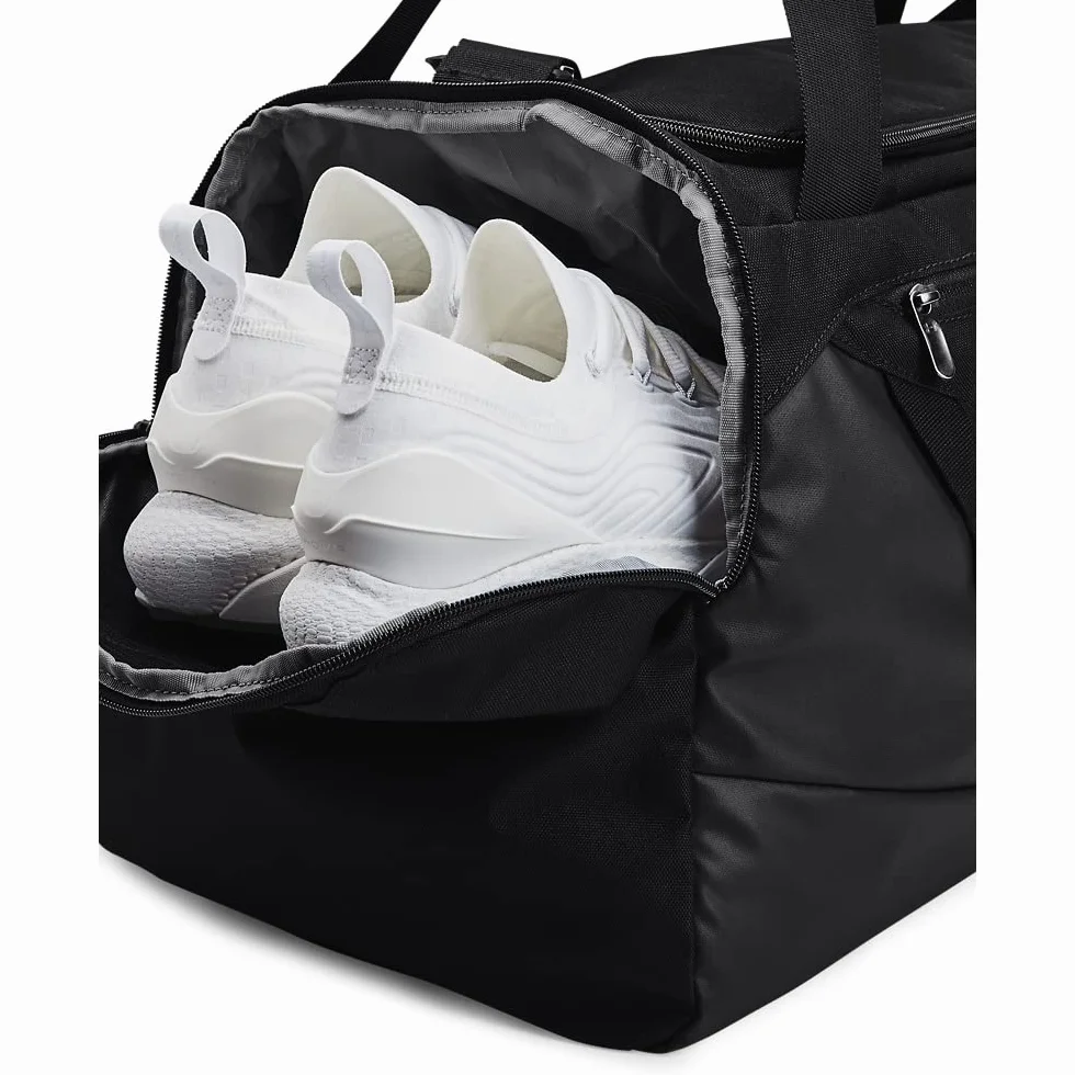 Under Armour Unisex Undeniable 5.0 Small Duffle Bag Black Metallic Silver