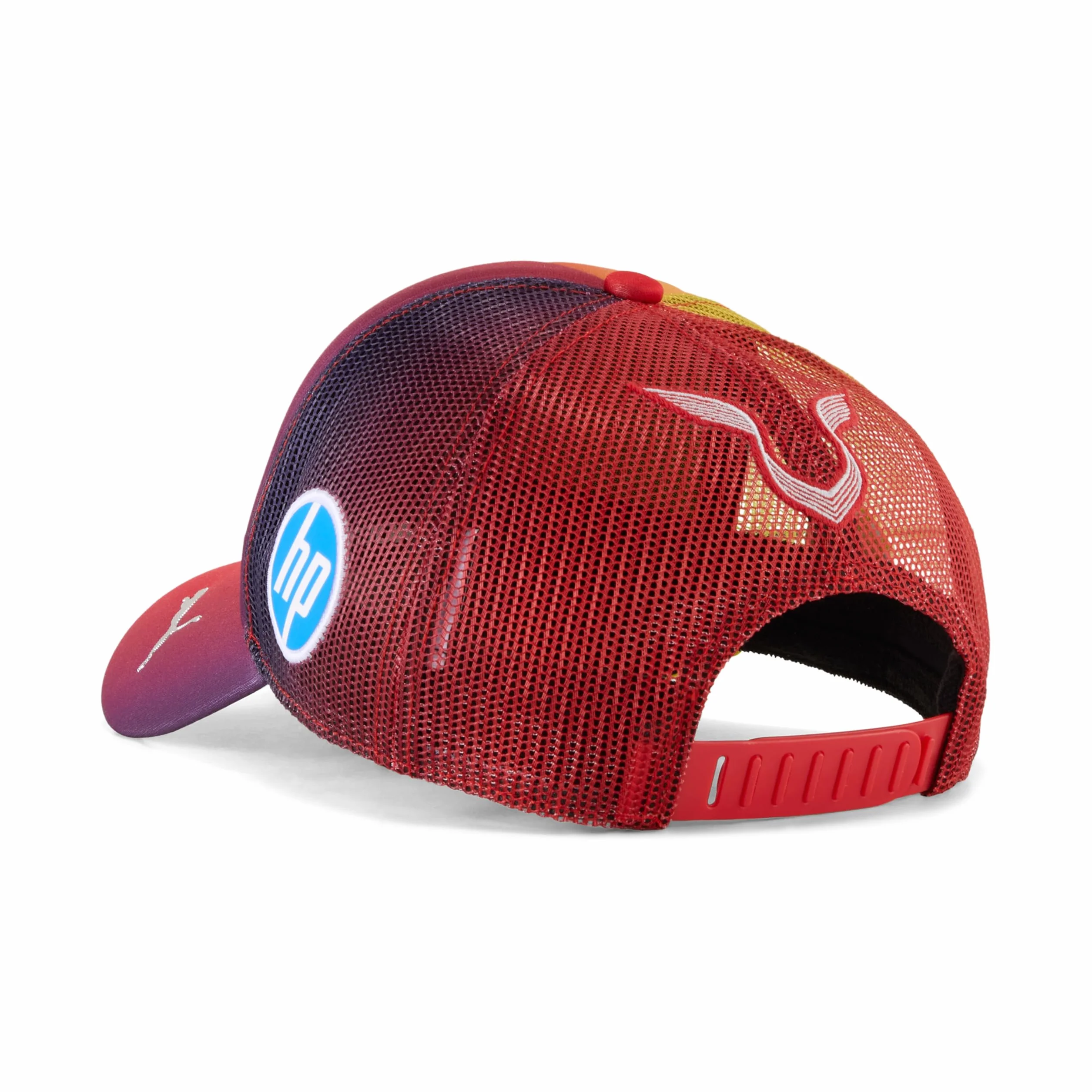 PUMA Scuderia Ferrari F1 Casquette Édition Spéciale Lewis Hamilton GP de Grande-Bretagne 2025 Dégradé Rouge Taille Unique
