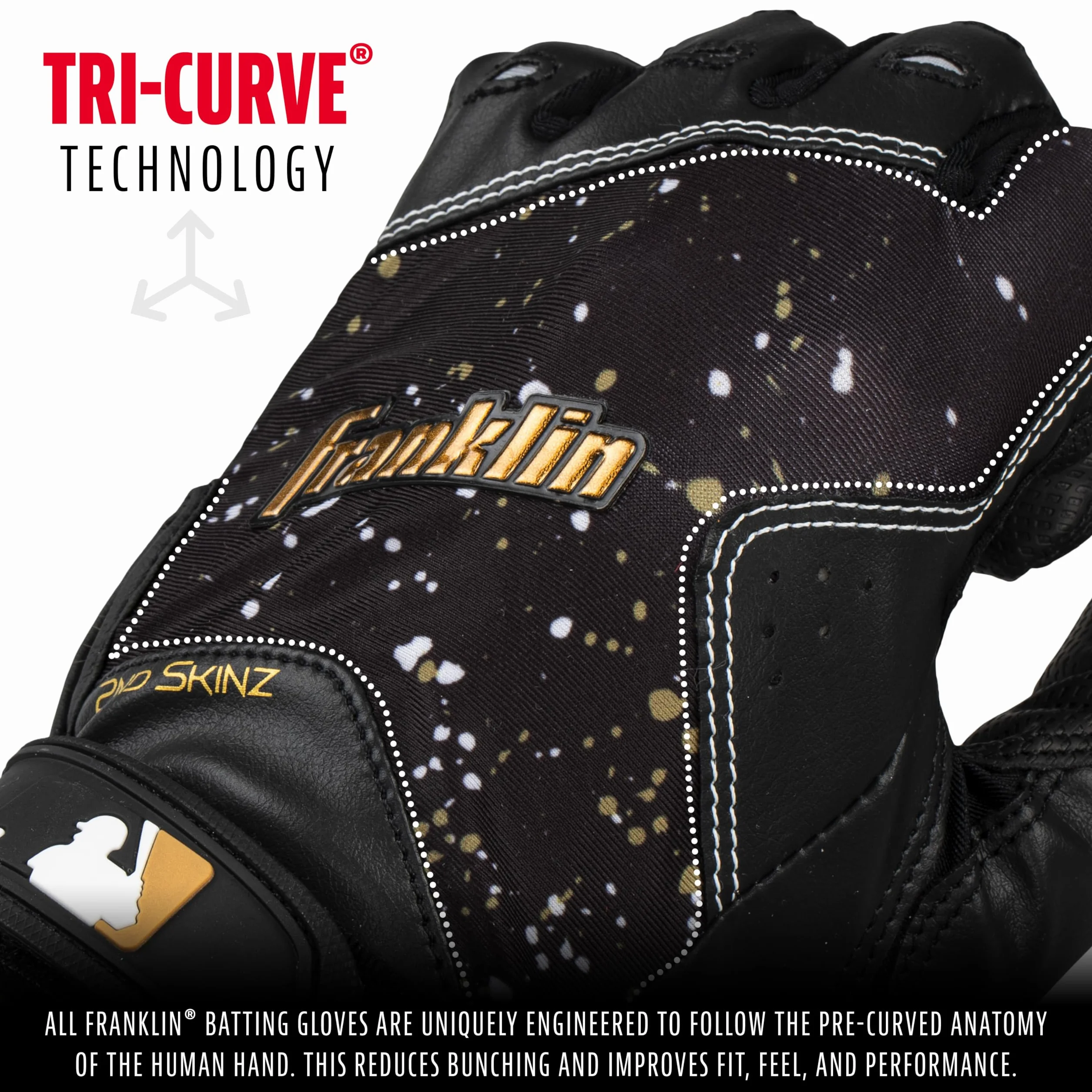 Franklin Sports 2nd-Skinz Gants de Batteur
