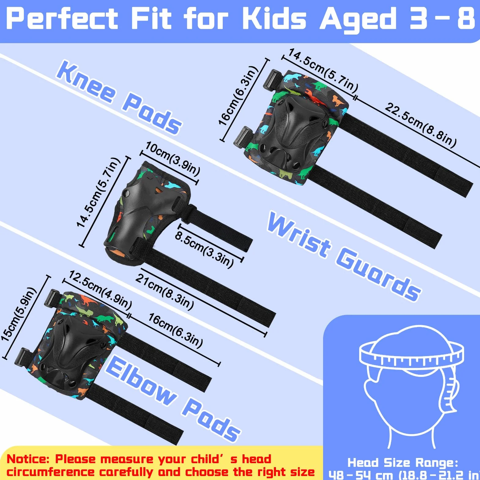 Casque Velo Enfant Licorne Protection Trotinette Genouillères Coudières Réglables Roller Scooter Skateboard 3-8 Ans