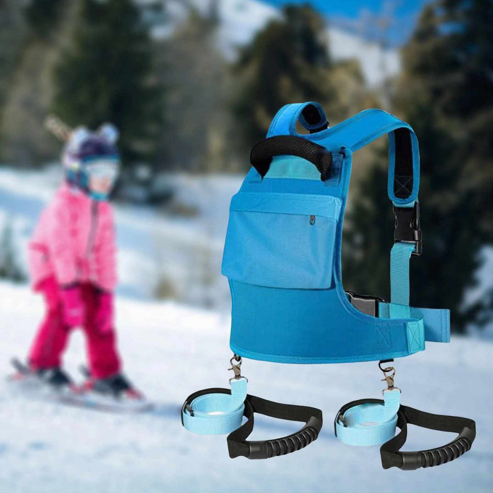 harayaa Harnais de Ski et de Snowboard pour Enfants avec Laisse Amovible Harnais d'épaule de Ski pour Filles de 2 à 8 Ans, garçons, Sports d'hiver, Patinage