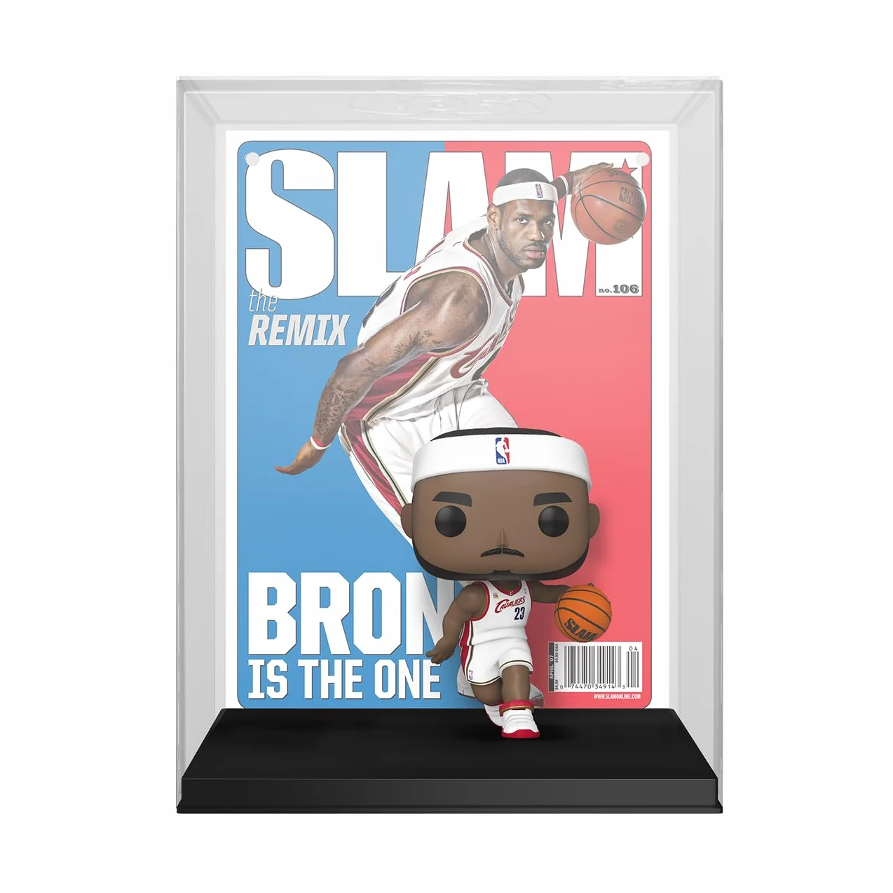 Funko Pop! NBA Cover: Slam – Lebron James - Figurine en Vinyle à Collectionner - Idée de Cadeau - Produits Officiels - Jouets pour Les Enfants et Adultes - Sports Fans