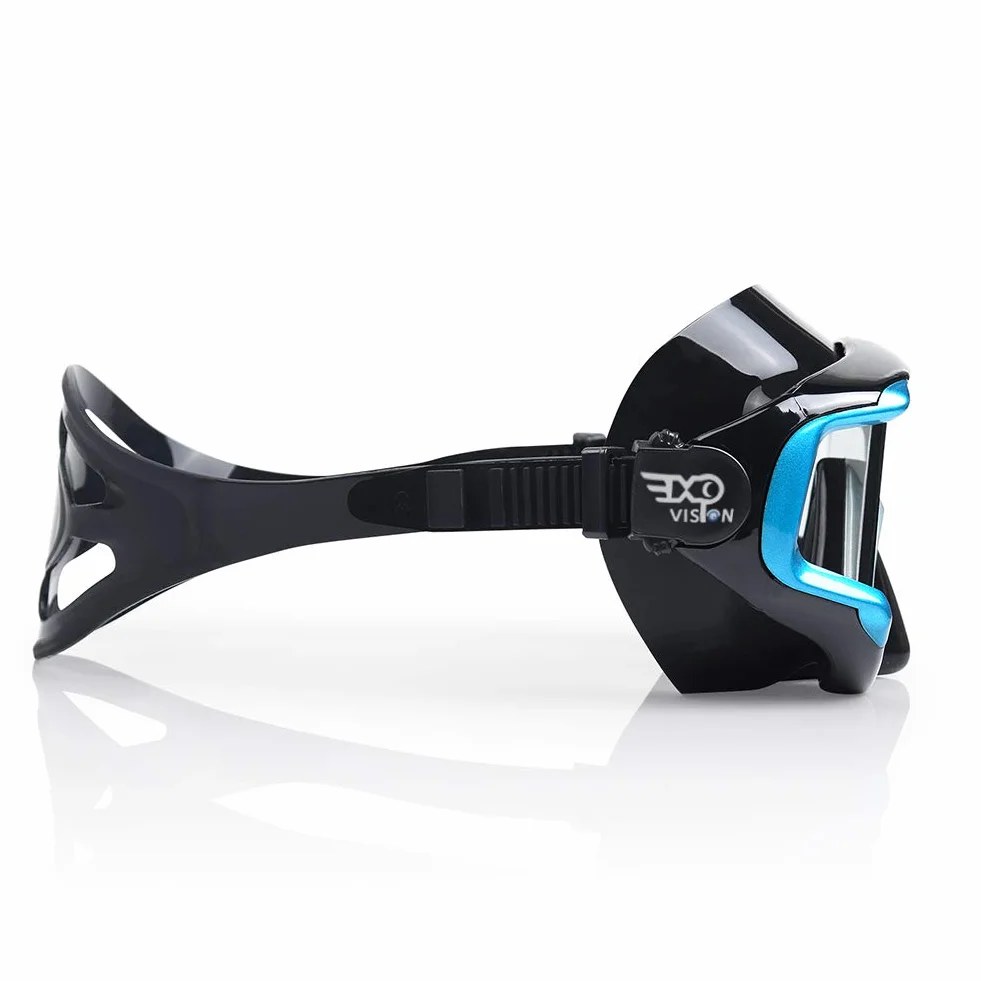 Masque de plongée Pano 3 Adulte - Masque de plongée en Verre trempé - Lunettes de plongée Anti-buée Lunettes de Natation avec Couvre-Nez pour la plongée en apnée, la plongée en apnée, la Natation