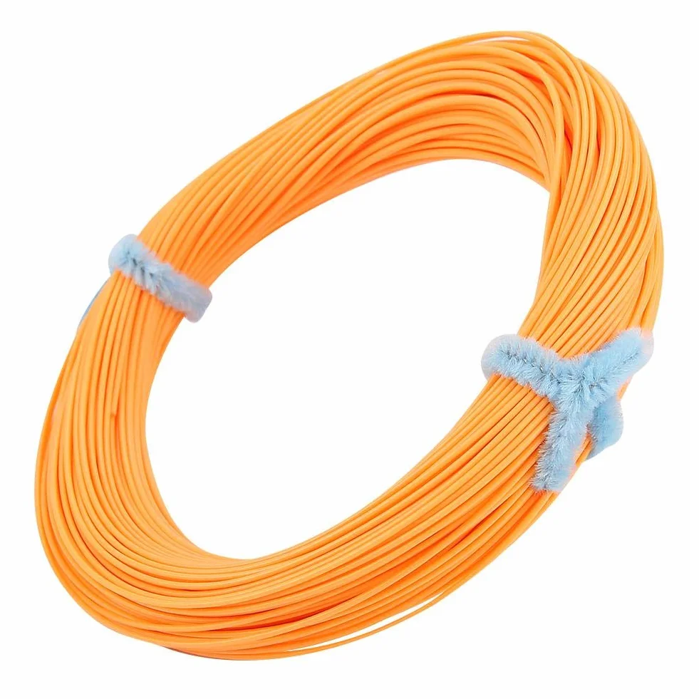 Alomejor Ligne de pêche à la Mouche en Nylon WF 4/5/6/7/8 Monofilament Souple Forte résistance Lancer précis