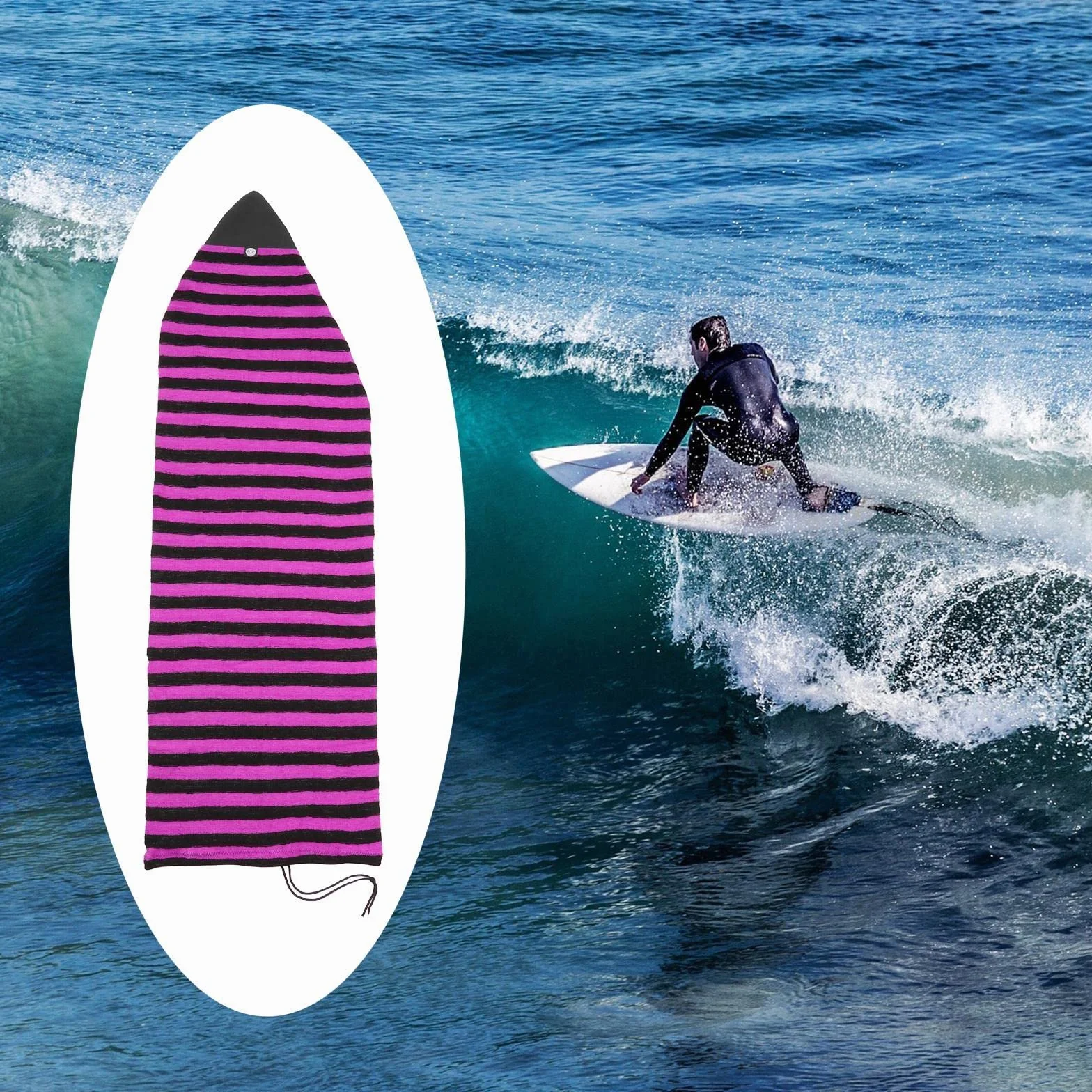 kowaku Étui Léger pour Planche de Surf, pour Les Excursions Locales à