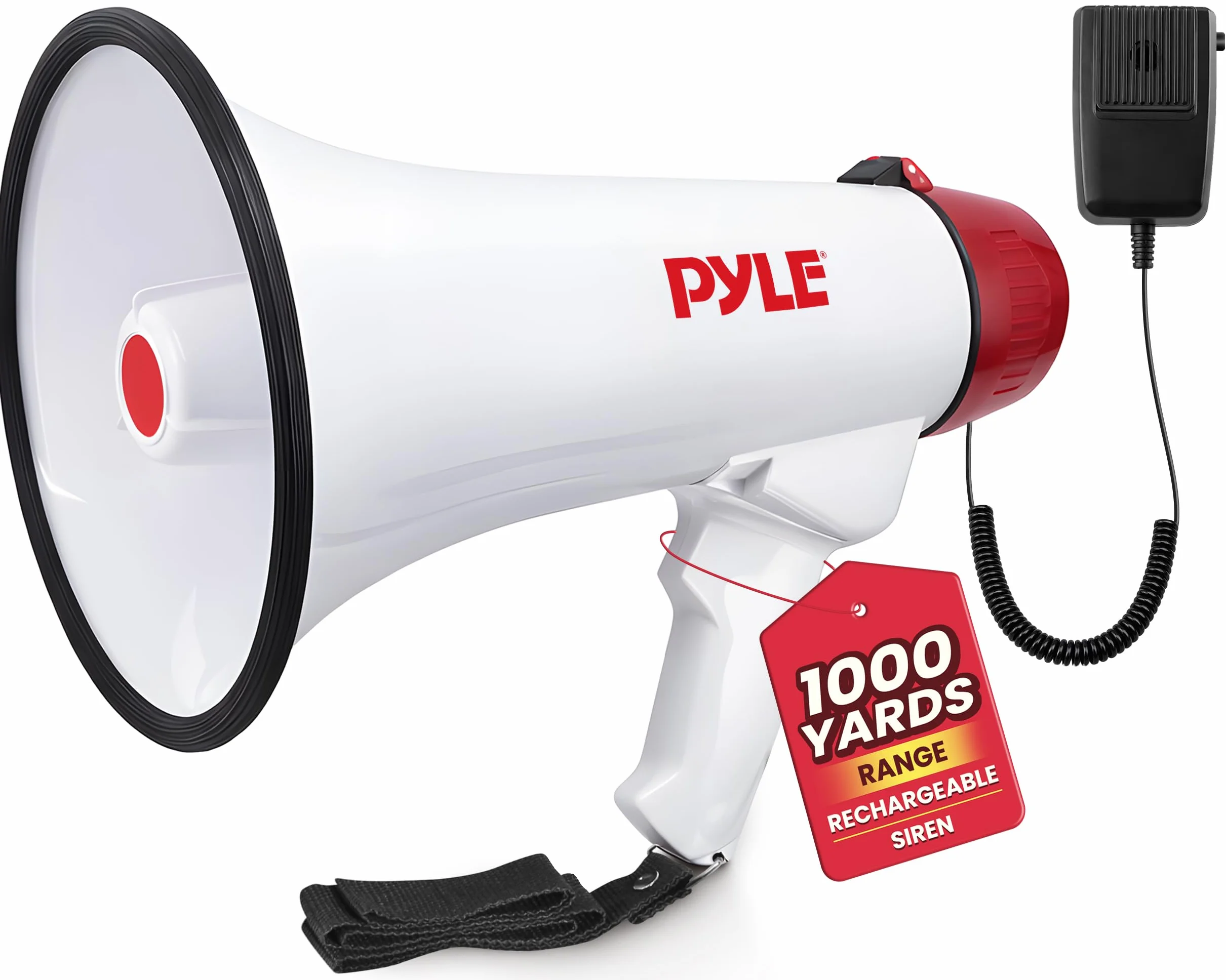 Pyle Mégaphone Porte-Voix avec Sirène