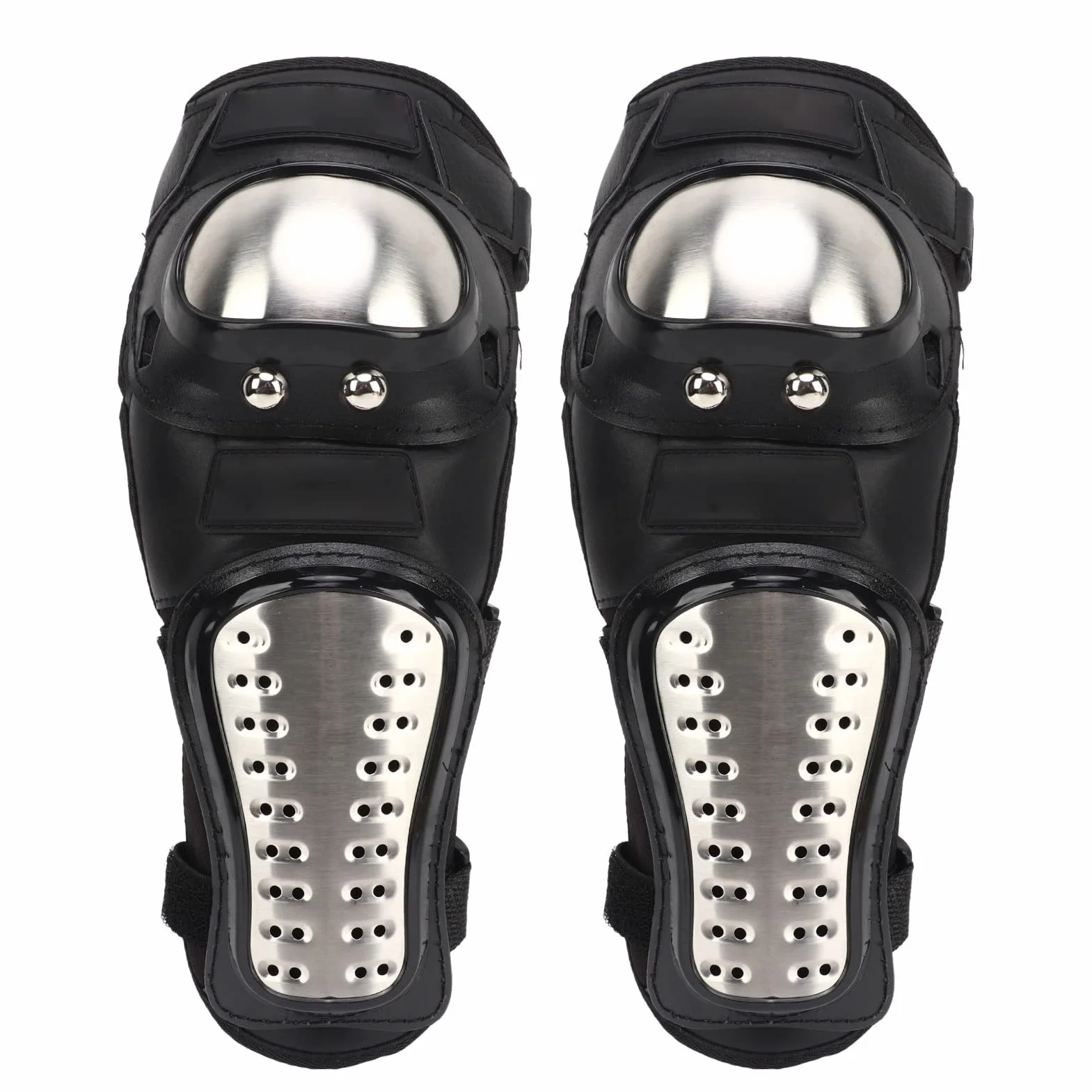 Protecteur de Coude Moto, Résistance à la Chute, Acier Inoxydable, EVA Flexible, Protection Équitation, pour Riders, Cyclisme, Aventure, Sports Extérieurs, Vélo de