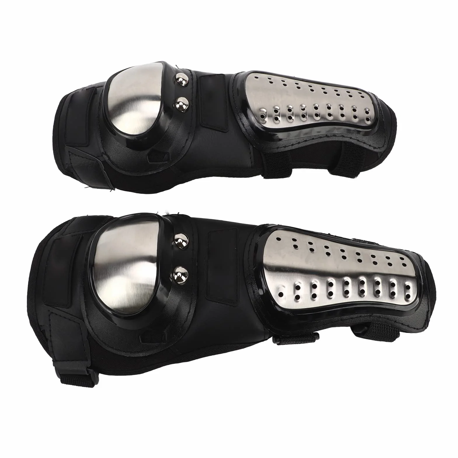Protecteur de Coude Moto, Résistance à la Chute, Acier Inoxydable, EVA Flexible, Protection Équitation, pour Riders, Cyclisme, Aventure, Sports Extérieurs, Vélo de