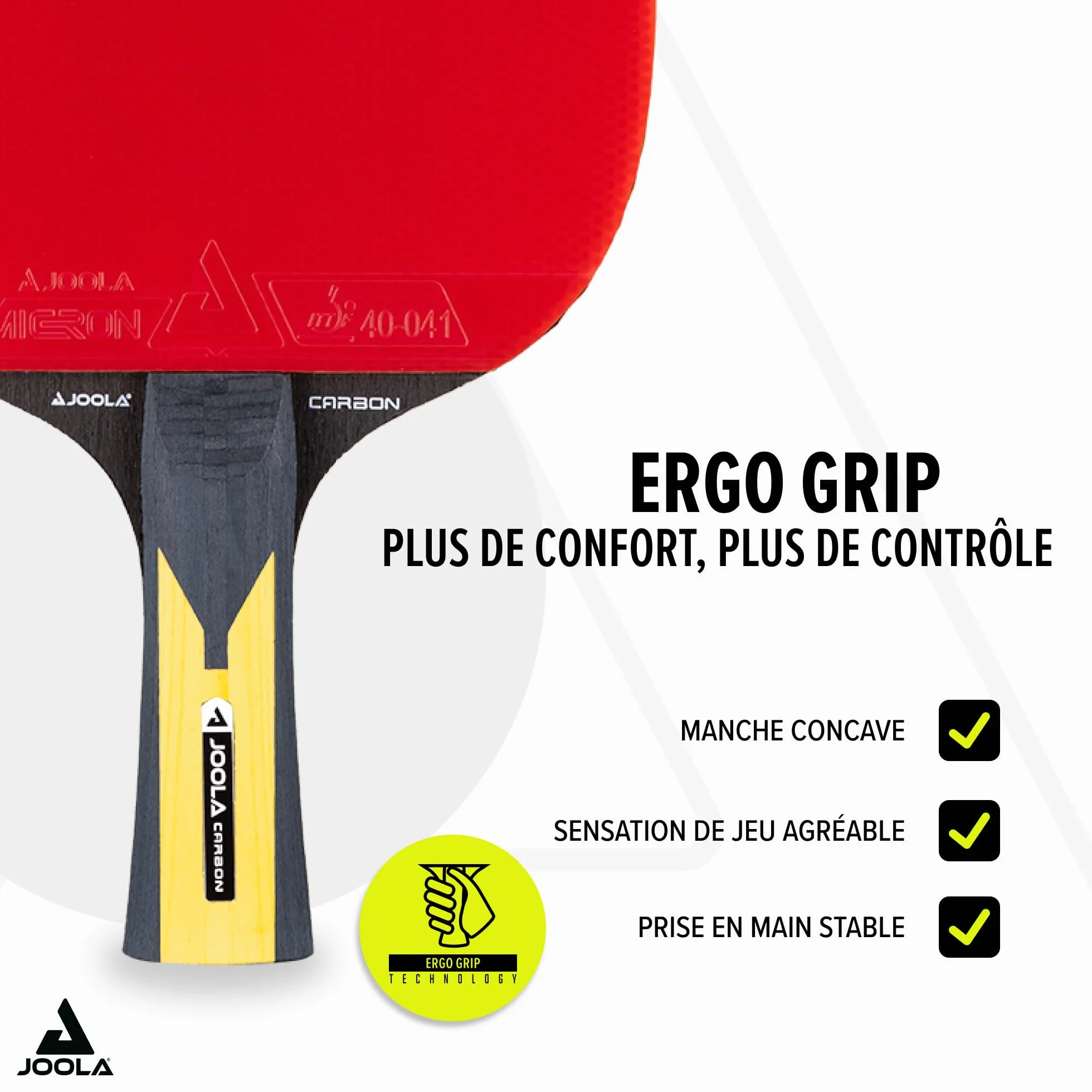 JOOLA CARBON PRO Raquette de tennis de table compétition ITTF