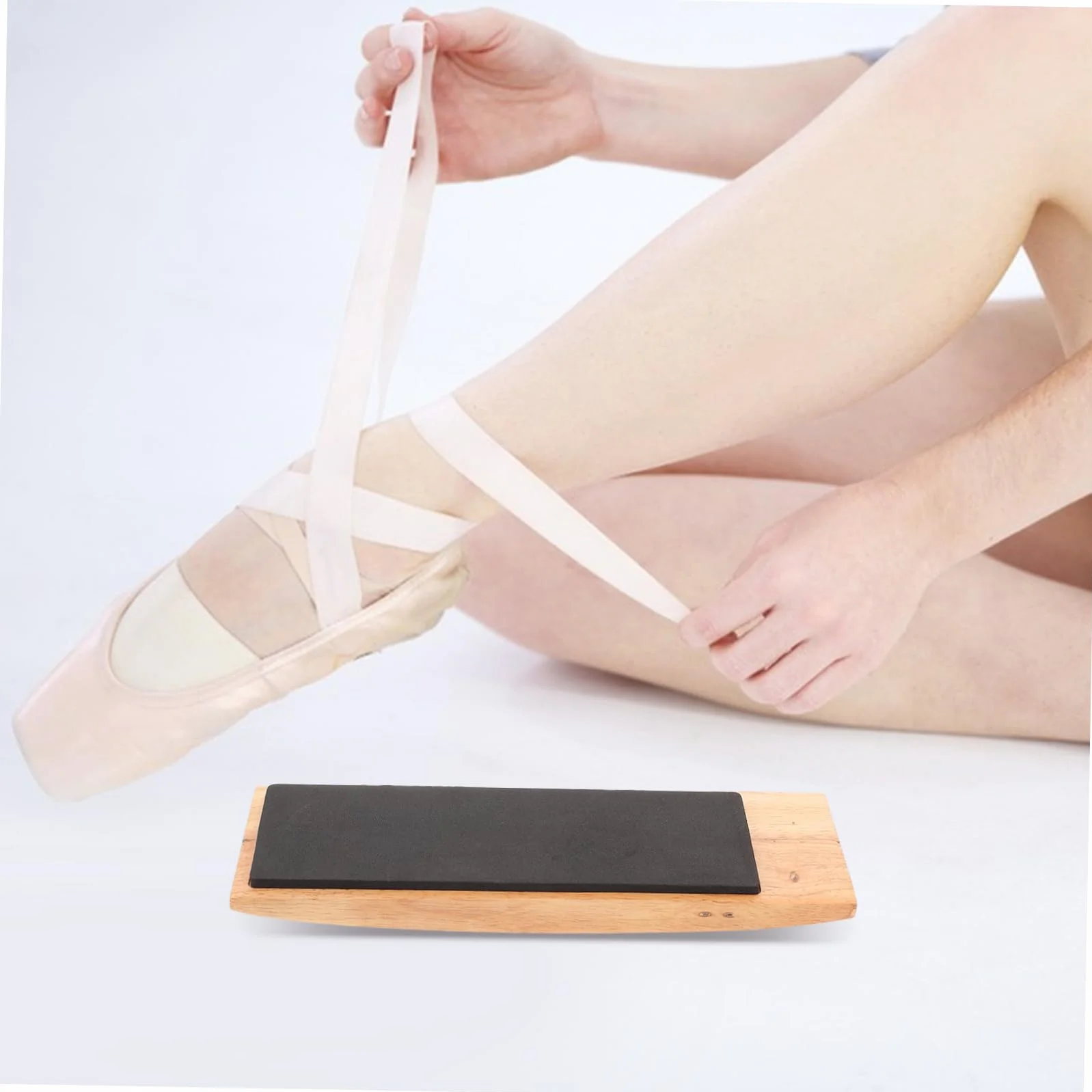 Planche Tournante d'Entraînement en Bois pour Danseurs de Ballet, Contrôle Vitesse Réglable, Portable