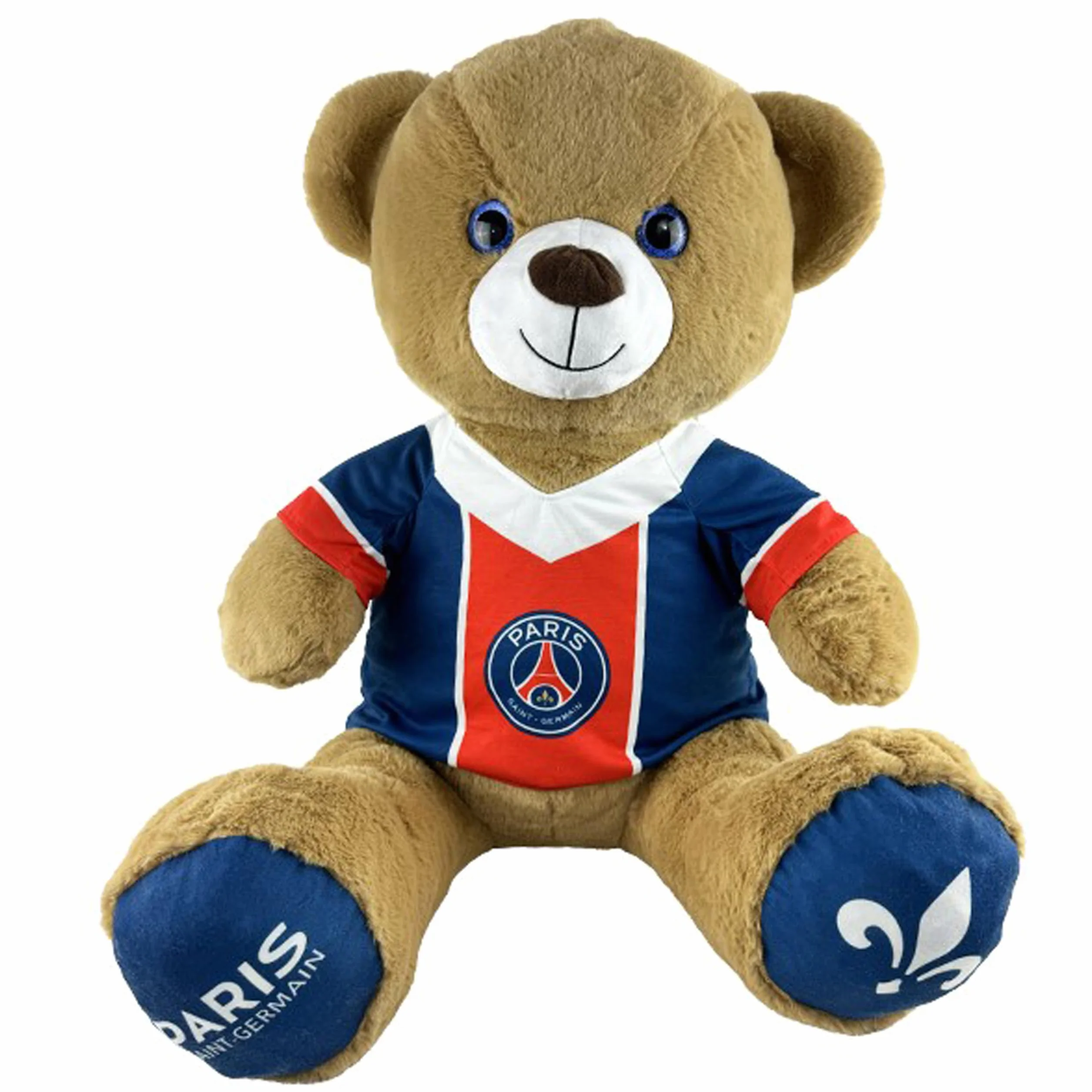 Peluche Officielle PSG Ours en Maillot 35 cm Paris Saint Germain