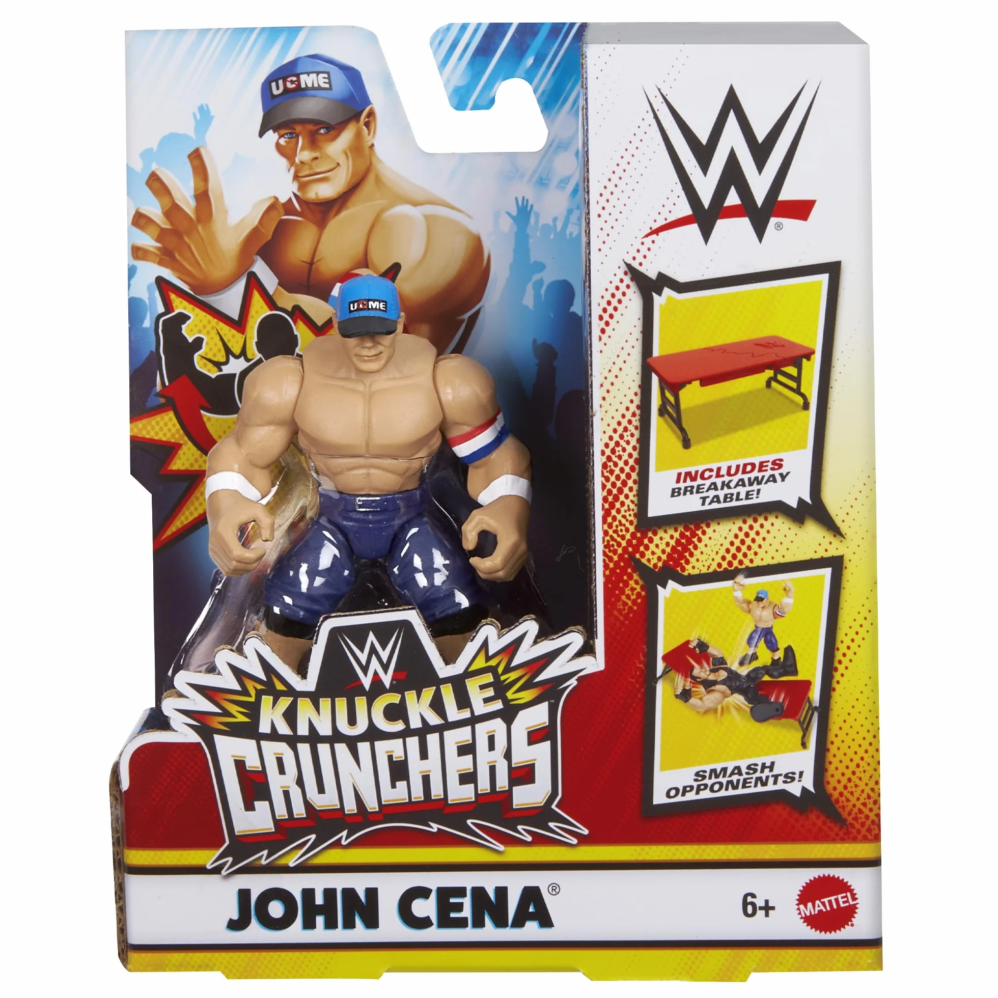 WWE John Cena Knuckle Crunchers 6 Figurine de lutte Bleu