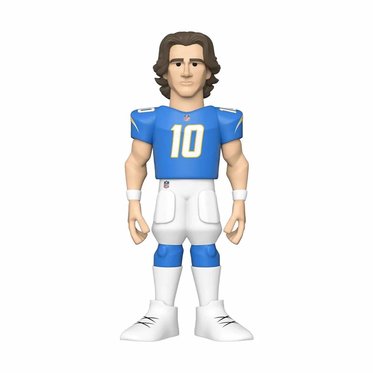 Funko Gold 5" NFL: Chargers - Justin Herbert - 1 Chance sur 6 D'avoir Une Variante Rare Chase - Figurine Articulée en Vinyle à Collectionner - Idée de Cadeau d'anniversaire - Produits Officiels