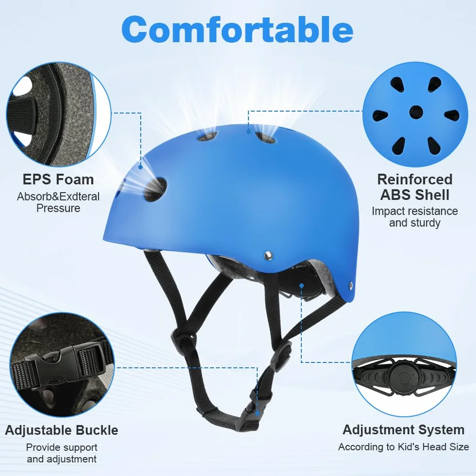 Flintronic Casque Vélo Enfant 3-13 Ans Protection Cyclisme Roller Skate Scooter