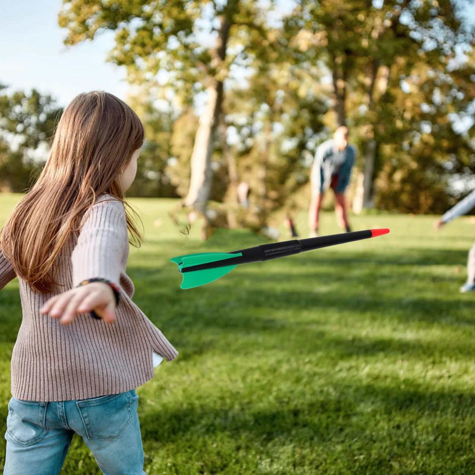 SUPVOX Javelot - 2 Javelots en Plastique Léger De 500 Grammes Équipement D'Entraînement pour Enfants Développement des Compétences Forme Physique Idéal pour La Pratique du Lancer